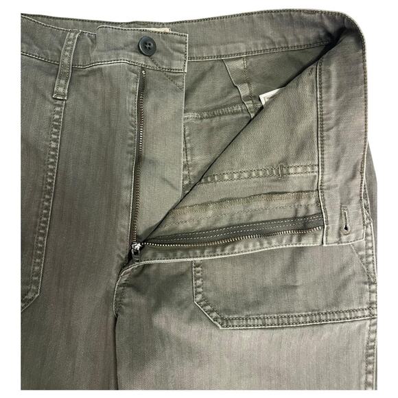 Madewell Pants Womens 28 Green High Rise Straight Utility Pocket Casual Stretch - Picture 4 of 13